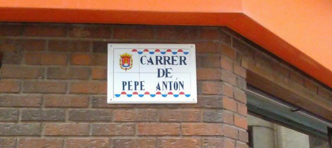 Pepe Antón ya tiene su calle